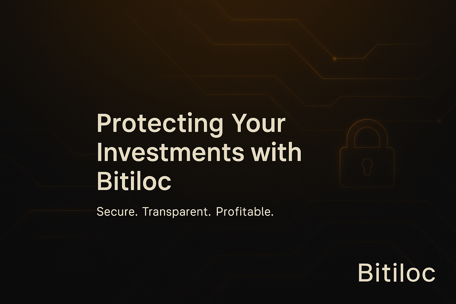 Protecting Your Investments with Bitiloc